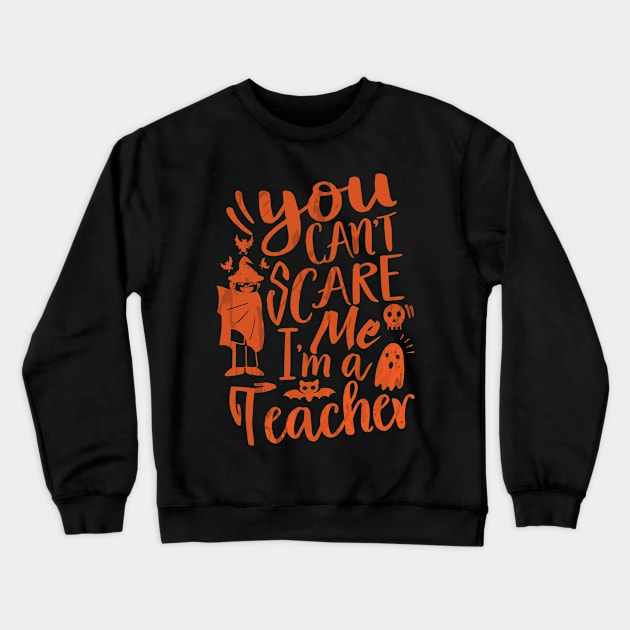 Teachers Funny Halloween Personalized Outfits Crewneck Sweatshirt by MoodPalace